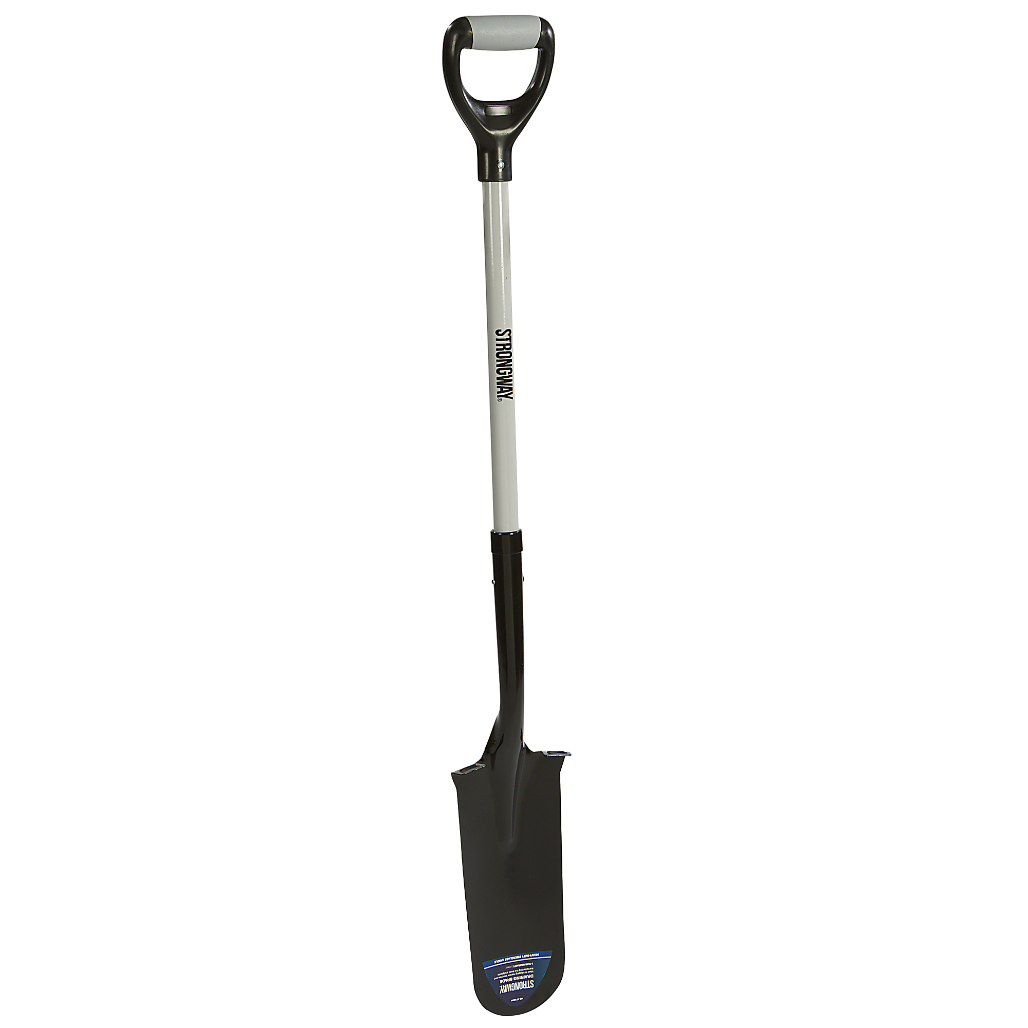 Strongway Draining Spade with 22in.D w/Fiberglass Handle